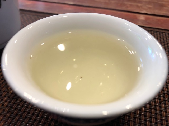 龍井茶　茶湯