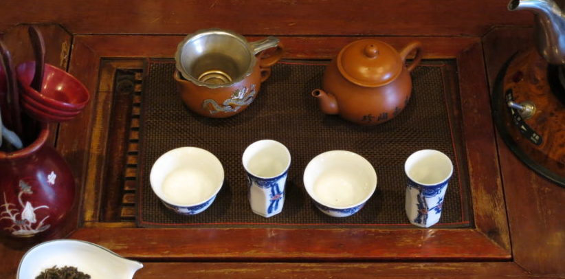 中国工夫茶器で淹れる　使う茶器は