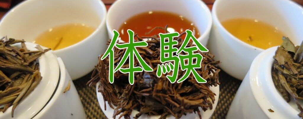 中国茶を体験する